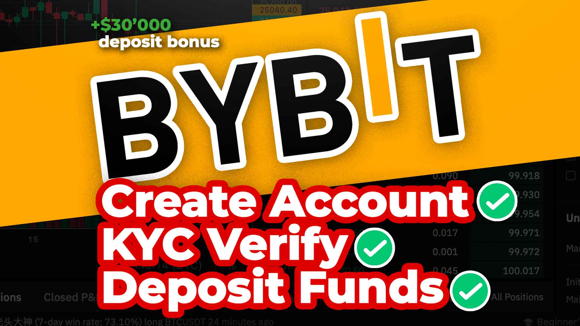 Bybit Account Setup | How to Create an account, Verify (KYC) and deposit funds