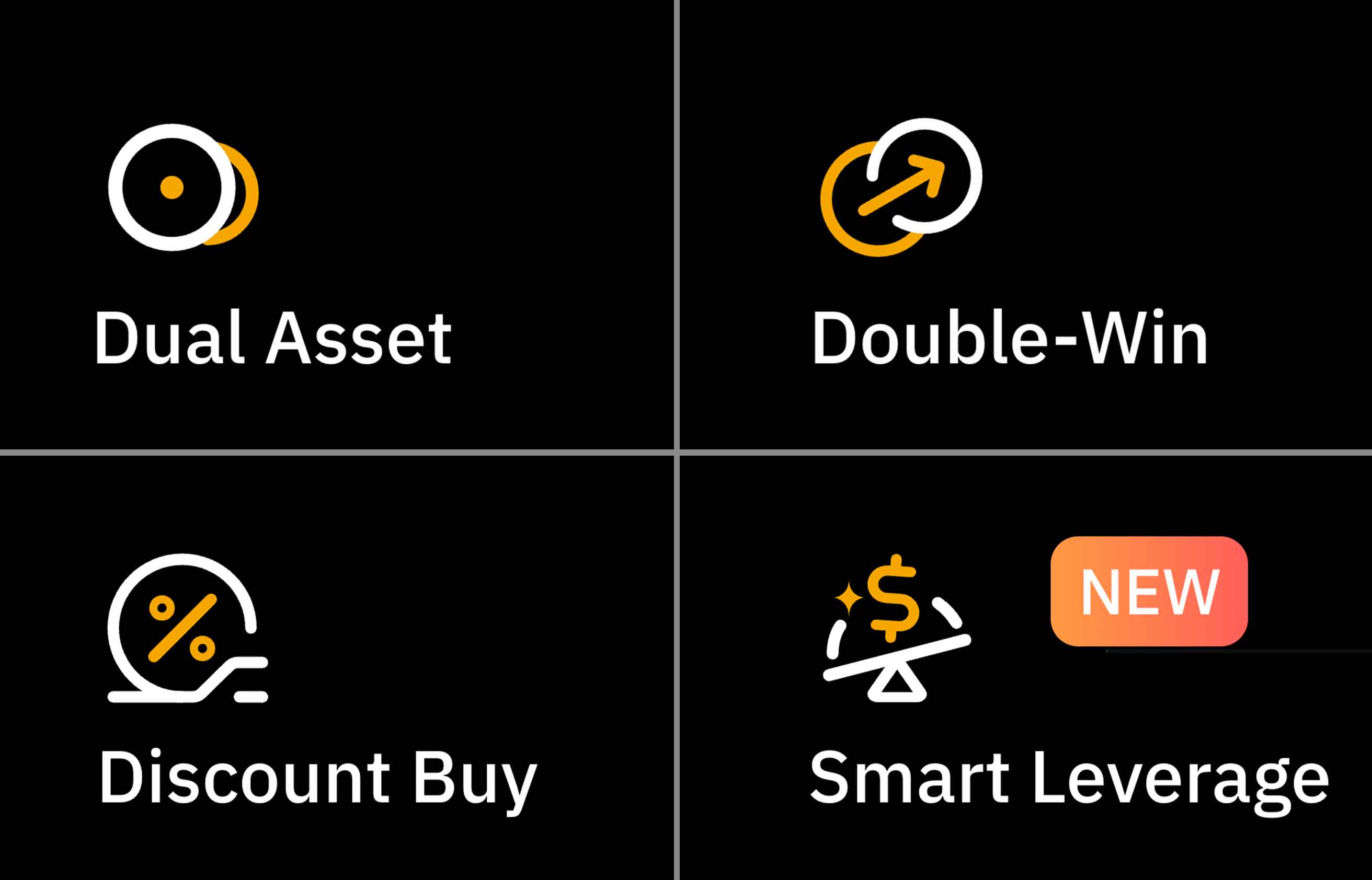 Bybit Structured Products: Dual asset, Double win, Discount buy and Smart leverage