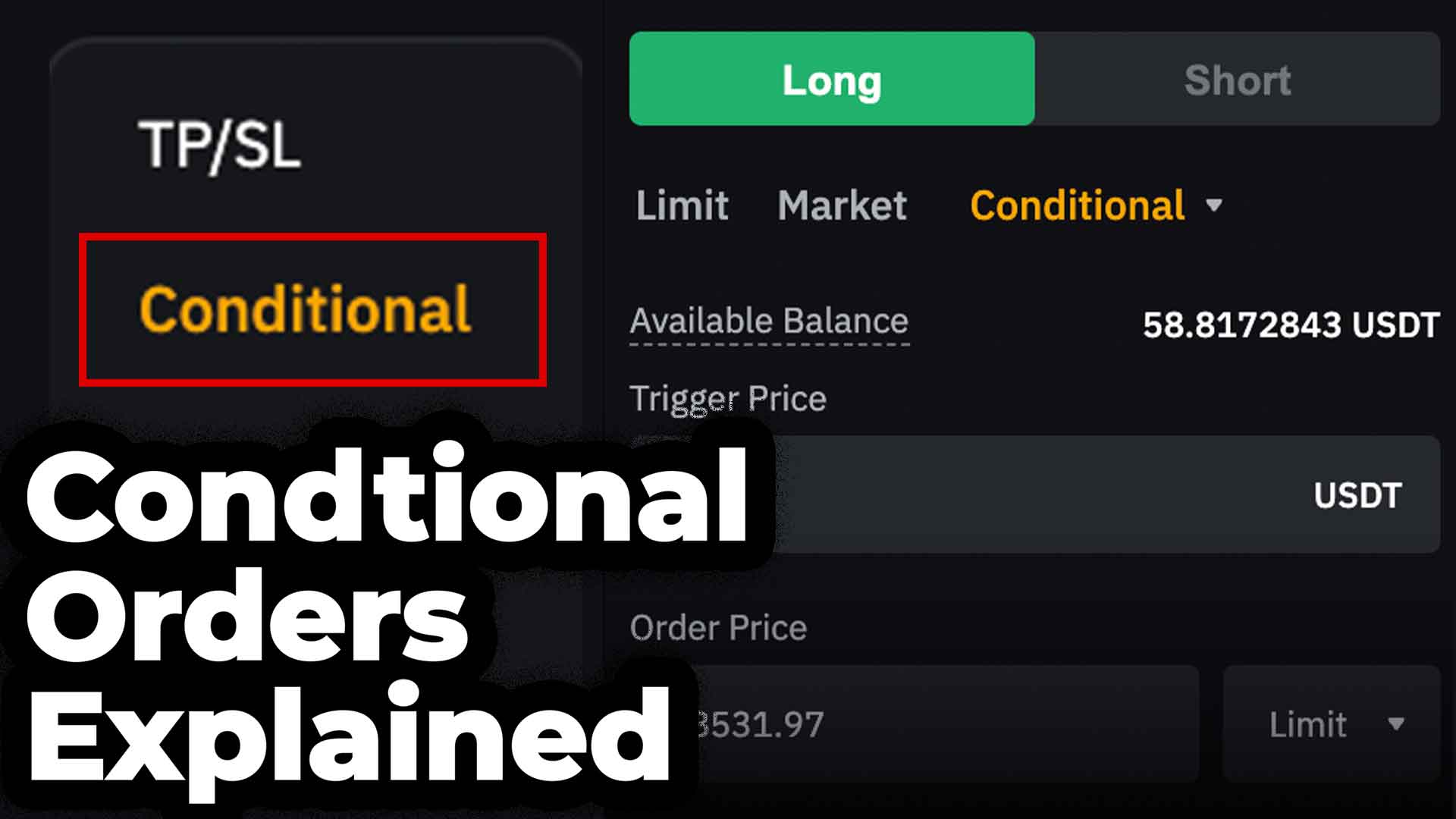 Bybit Conditional Order Explained