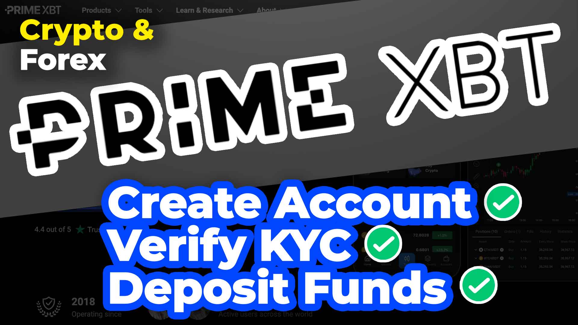 PrimeXBT Exchange - How to Create an Account, Claim Deposit Bonus, Verify KYC and Deposit Funds